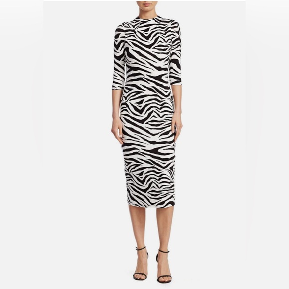 Alice + Olivia Dresses & Skirts - ALICE + OLIVIA | Zebra-Print Sheath Dress | Size: 8